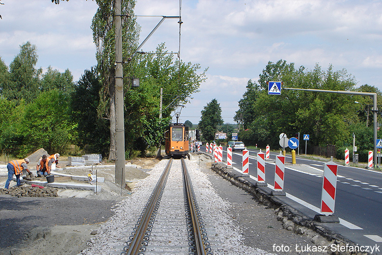 17.07.2005 r. Emilia przed podłączeniem do autostrady